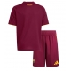AS Roma Maglia Gara Casa Repliche 2025-26 Bambino Maniche Corte